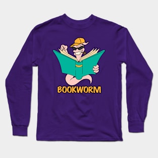 Book Worm GREEN Long Sleeve T-Shirt